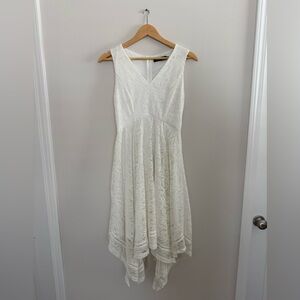 Bridesmay Women’s White Floral Lace Cocktail Dress Size S